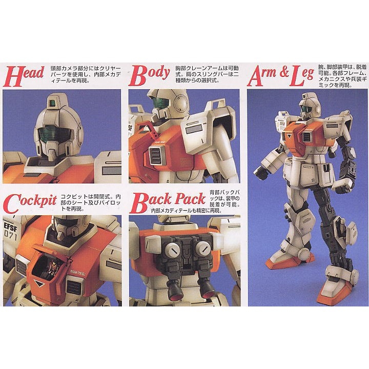 Mô hình lắp ghép MG 1/100 RGM 79 (G) GM Ground Type gundam bandai