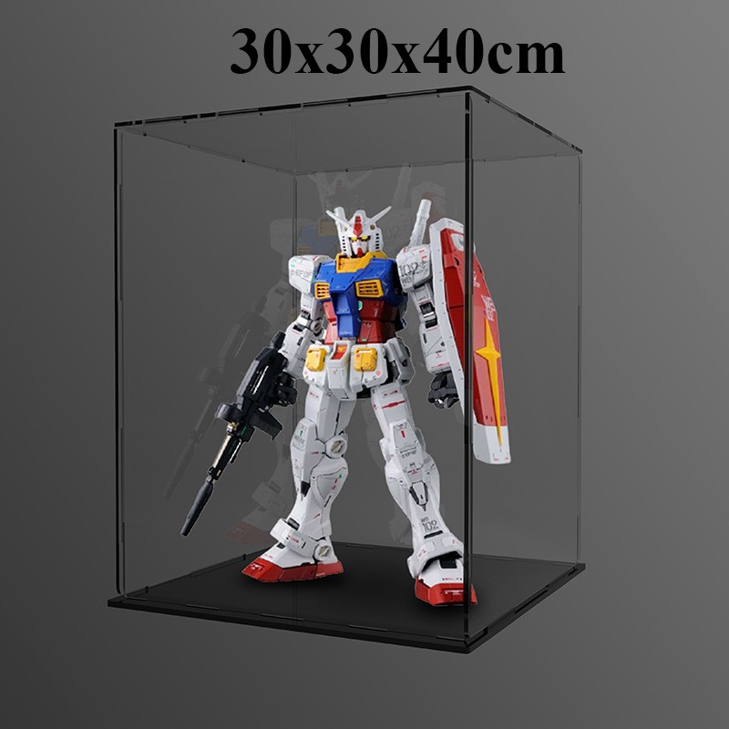 Hộp mica trưng bày các cỡ đựng mô hình Figure Gundam Lego hobby- Display box stand