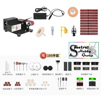 Dụng cụ Máy khoan đánh bóng mài dây dai đa năng để bàn Micro Abrasive Belt Manchine SDJ775