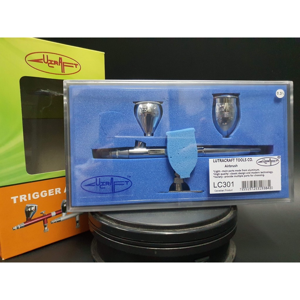 Bút súng sơn Airbrush LC300 LC301 0.3mm GP50 0.5mm LUTRA CRAFT CANADA