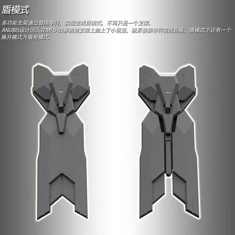 Đế giá đỡ mô hình 2 dạng Action Base & khiên Shield cho RG HG MG Figure - ANUBIS model
