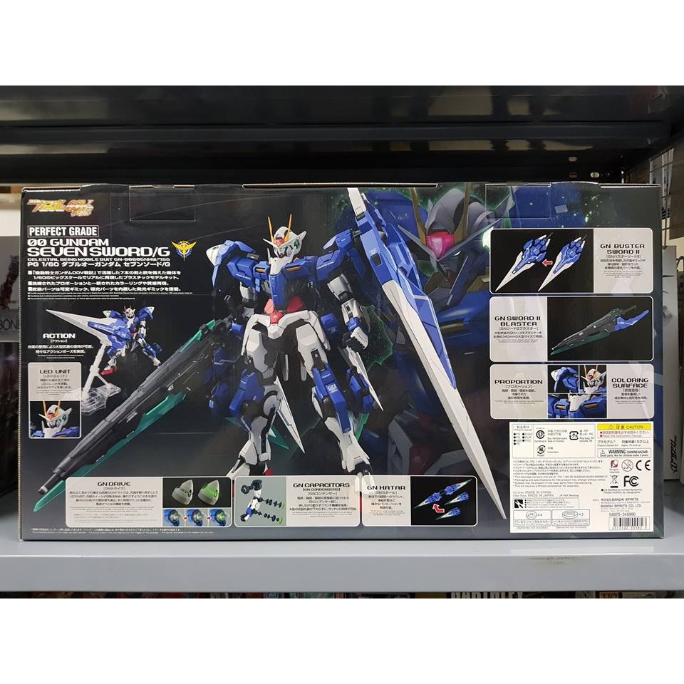 Mô hình gunpla PG 1/60 00 Gundam Seven Sword/G