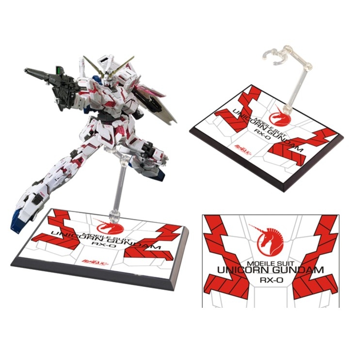 Giá đế đỡ mô hình Action Base HG RG 1/144 gundam shf figure 1/12 GUNDAM LOGO mica đế nhựa XM013 các loại