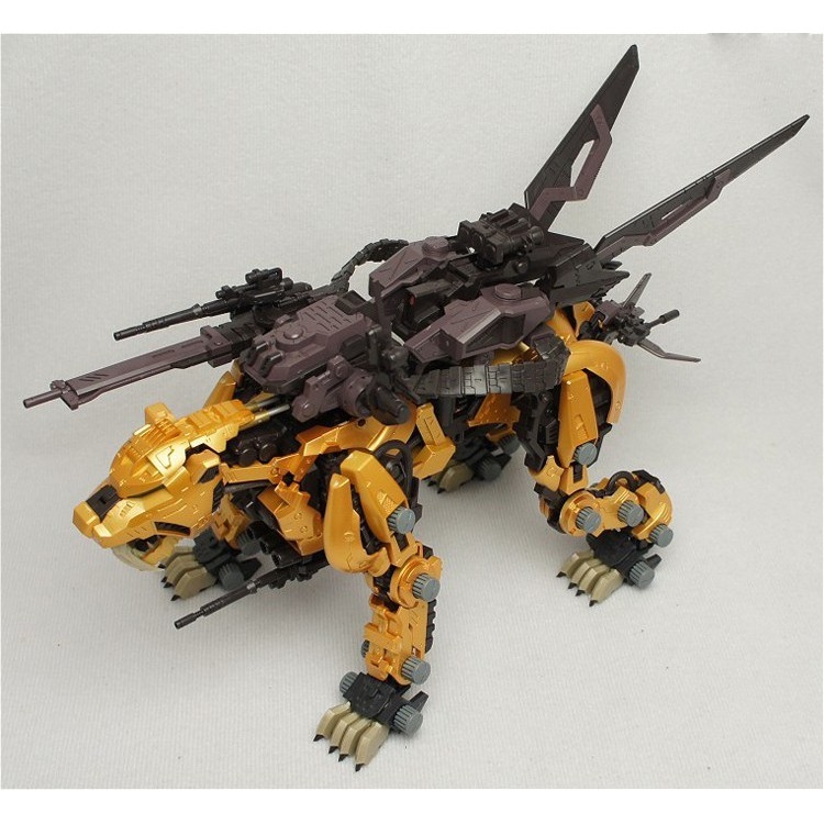 Mô hình lắp ghép Zoid 1/72 Saber Tiger Gold, HMM019 BT Model