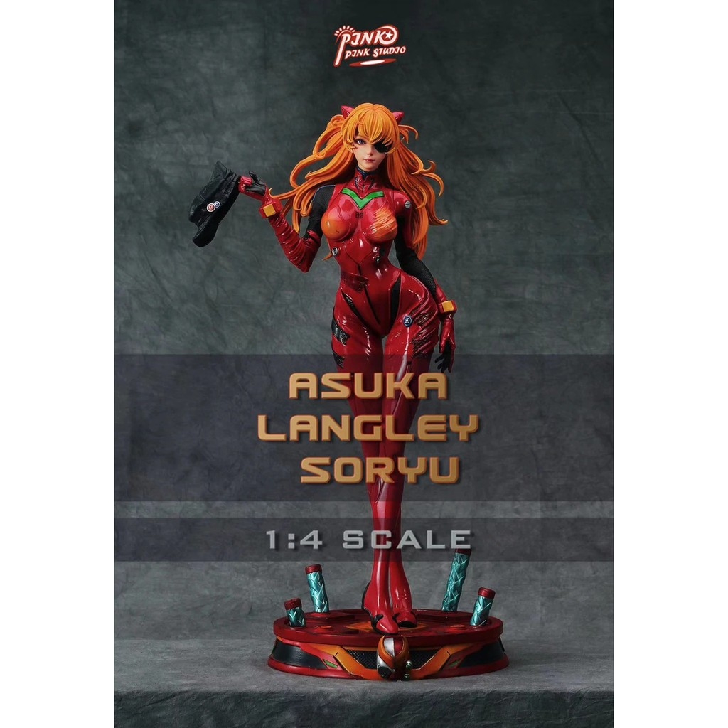 Mô hình tĩnh FIGURE EVA Asuka Langley Soryu resin statue Pink Pink Studio