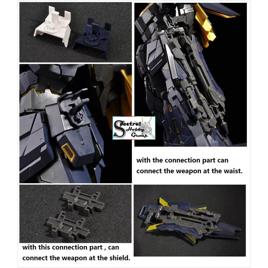 Phụ kiện lắp ráp PG 1/60 HYPER BEAM JAVELIN x2 Tomahawk giáo thương cho gundam Unicorn Banshee Phenex