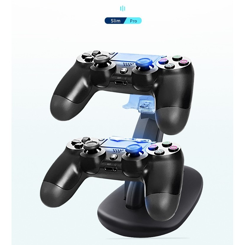 Dock sạc kiêm kệ đỡ cho tay cầm chơi game PS4 Slim / Pro - CONTROLLER CHARGING STAND