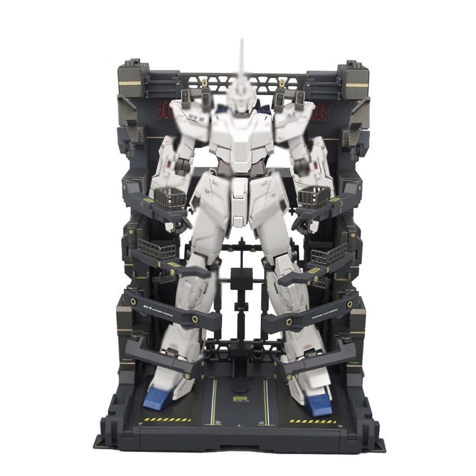 Phụ kiện đế giá đỡ mô hình action base Cage rack display Hangar cho MG 1/100