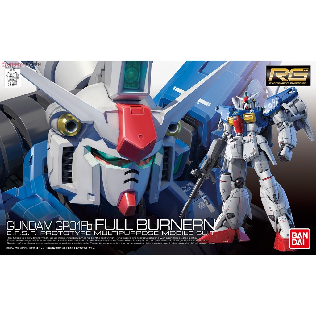 Mô hình lắp ráp RG 1/144 RX-78 GP01Fb Gundam GP01 Full Vernian Zephyranthes