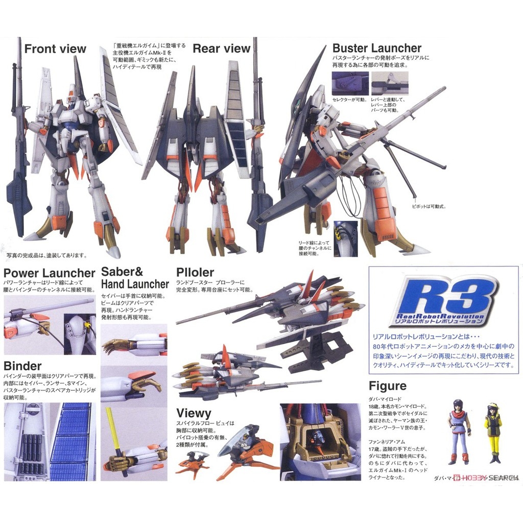 Mô hình lắp ráp 1/100 Real Robot Revolution L-Gaim Mk-II Heavy Metal L Gaim bandai