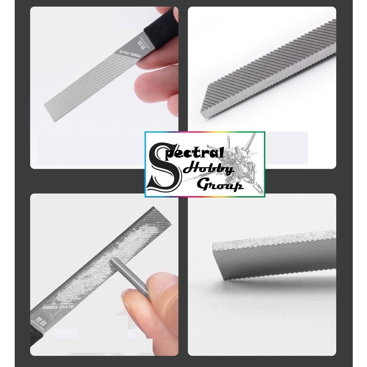 Dụng cụ nhám dũa Galaxy 2 mặt mài mịn chất lượng cao metal double sided grinding flat file fine/coarse T05F