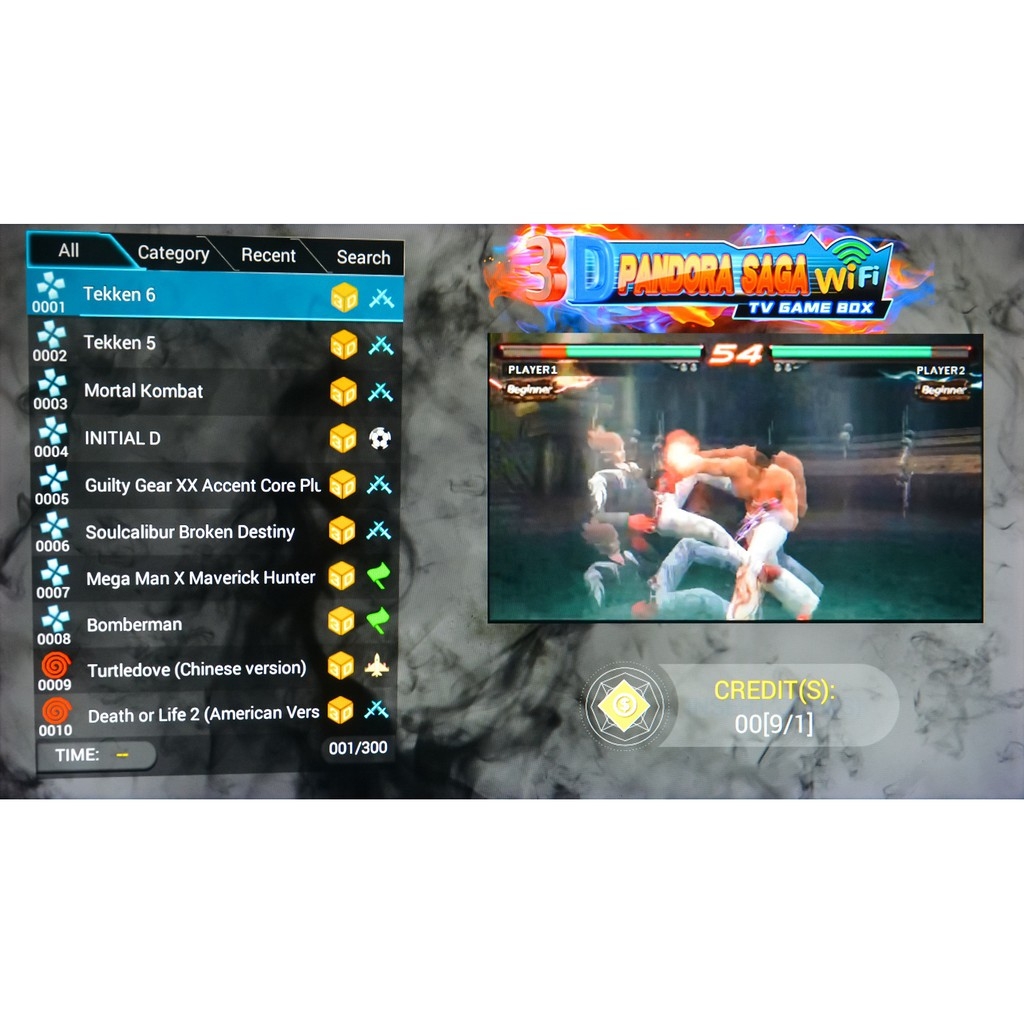 Máy chơi game retro 3D Pandora Game Saga wifi Box 8000in1 Multi Arcade Console PS PSP SFC SEGA GBA FC N64 DS ..