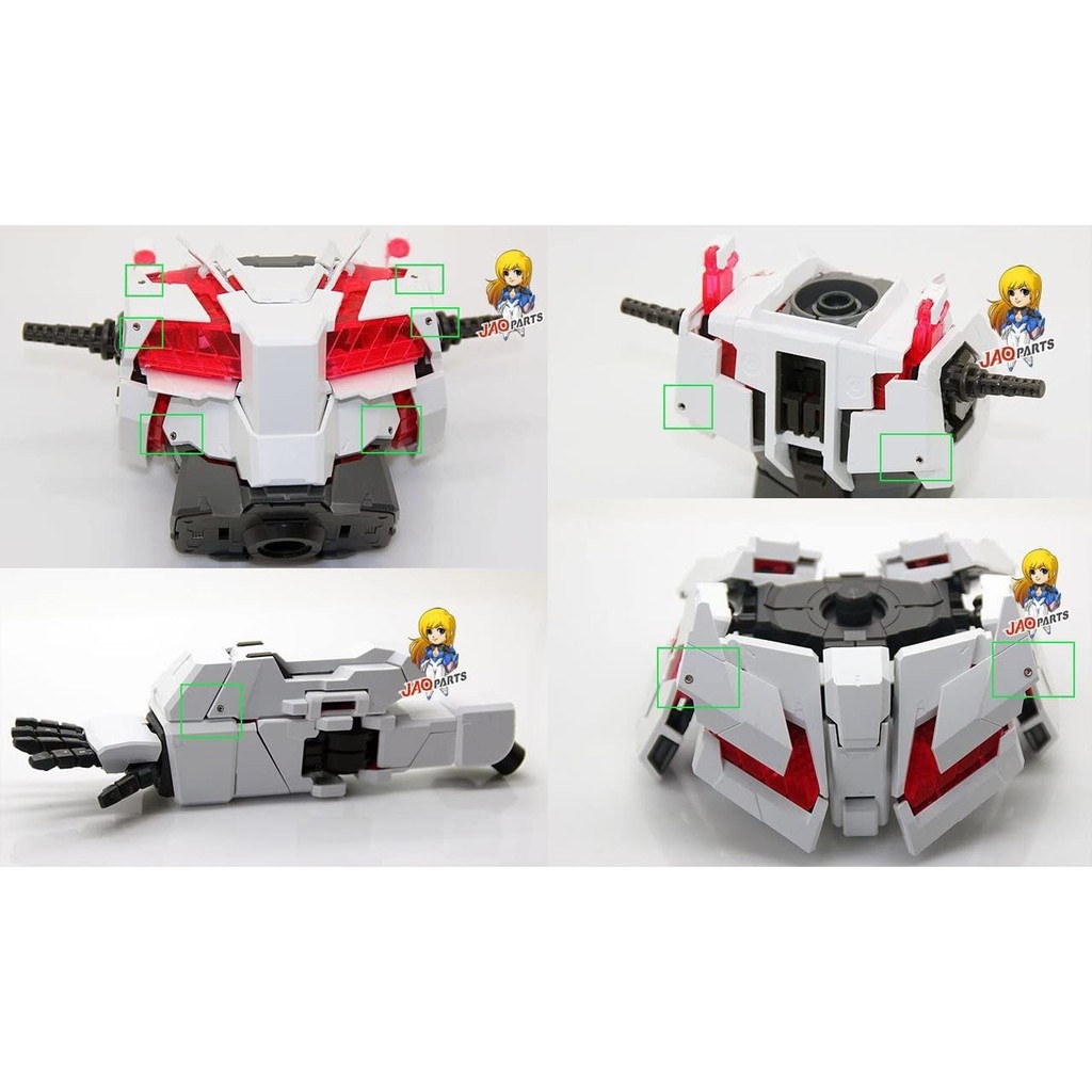 Bộ độ set custom metal part cho PG Unicorn gundam metal part suit