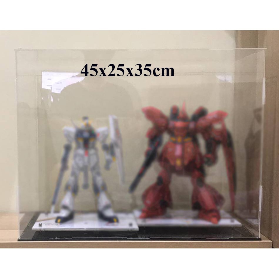 Hộp mica trưng bày các cỡ đựng mô hình Figure Gundam Lego hobby- Display box stand