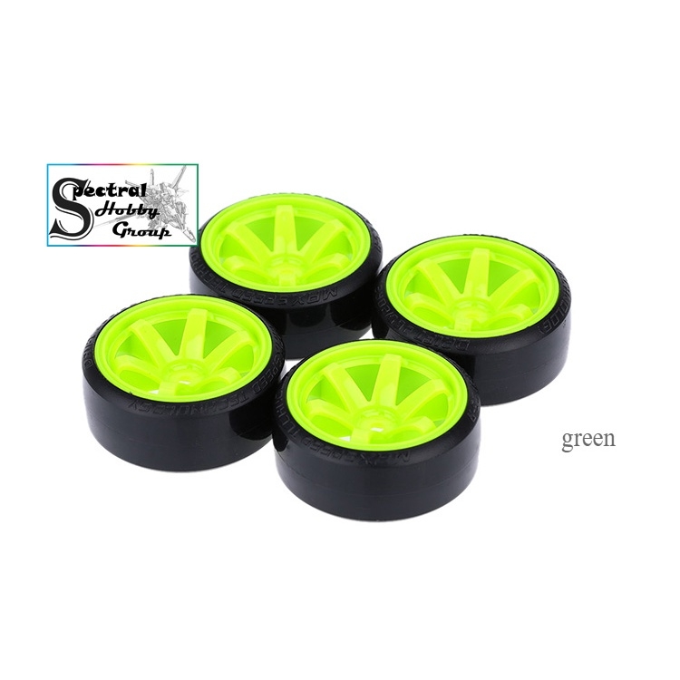 Phụ kiện Mô hình điều khiển RC Car: 1/10 Drift Tire lốp kèm vành xe cho Traxxas HSP Tamiya HPI Kyosho các loại