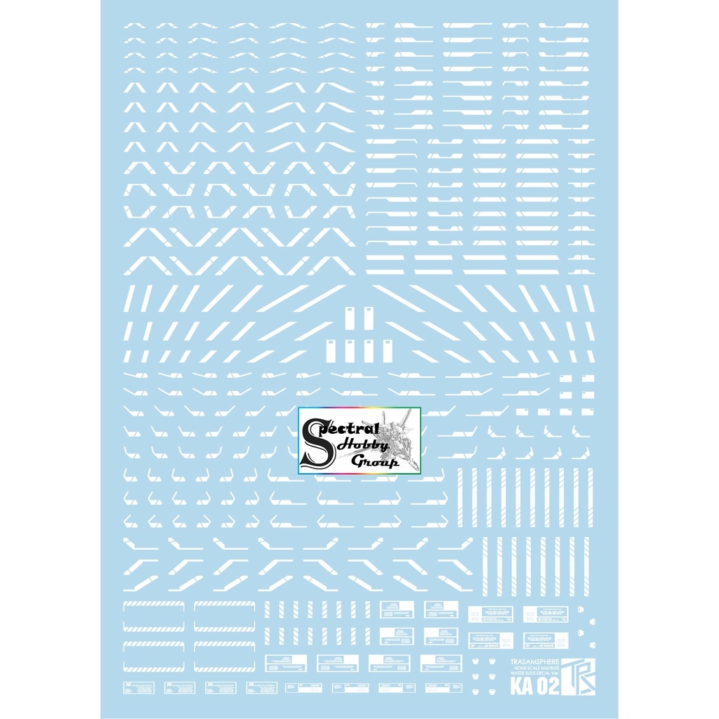 Decal nước dán mô hình TRS KA edition MG HG RG General Warning Caution number Logo Details series