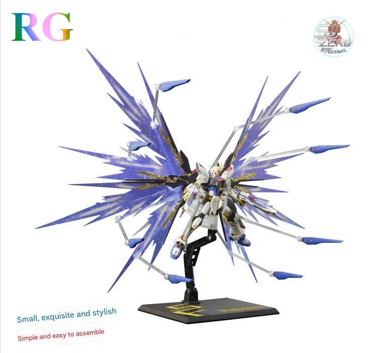Đế giá đỡ mô hình Action base + Effect Wing cho MG RG Gundam Seed / Strike Freedom
