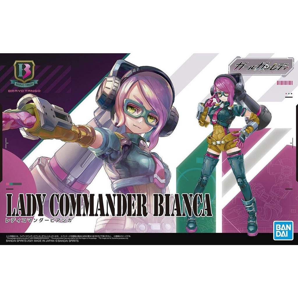 Mô hình lắp ráp Girl Gun Lady Bravo Tango Lady Commander Bianca - Attack girl gun - GGL Bandai