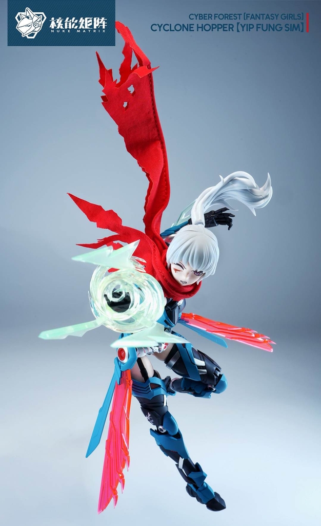 Mô hình lắp ráp 1/12 CF08 Cyclone Hurricane Hopper Nuke Matrix Cyber forest Fantasy Girl