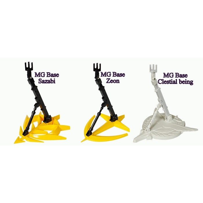 Giá đỡ chân đế mô hình MG 1/100 ACTION BASE Logo Unicorn sinanju astray zeon sazabi