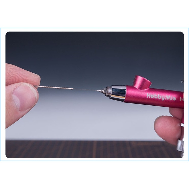 Dụng cụ mô hình que vệ sinh thông đầu bút sơn airbrush nozzle dredge needle Hobby Mio Ustar