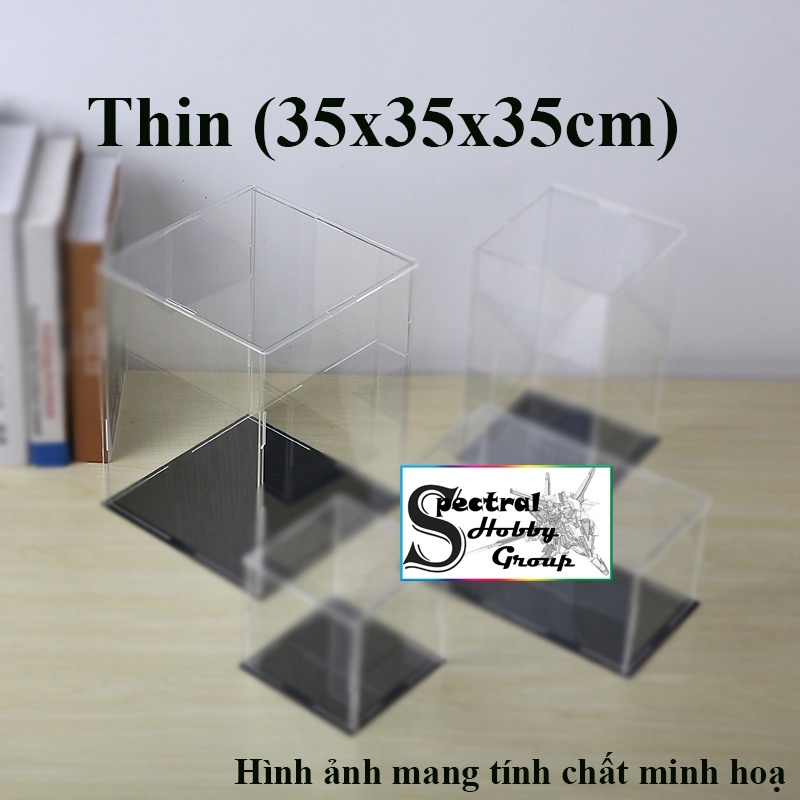 Hộp mica trưng bày các cỡ đựng mô hình Figure Gundam Lego hobby- Display box stand