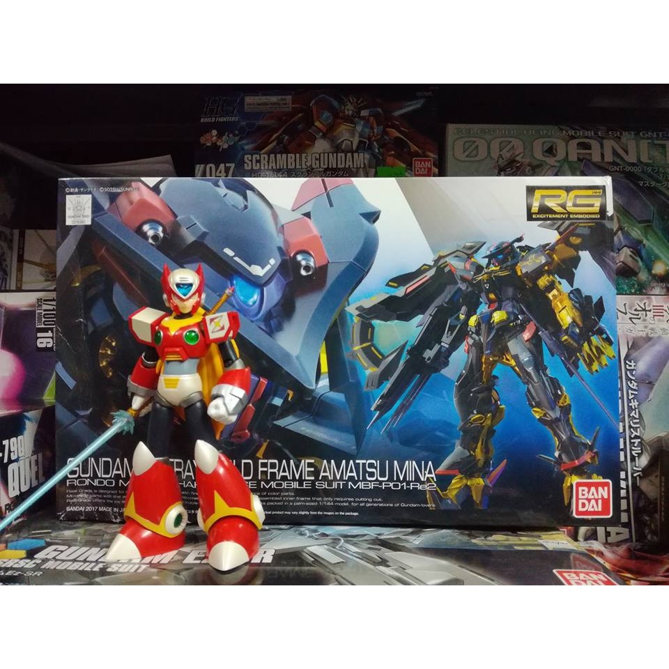 Mô hình lắp ráp RG 1/144 GUNDAM ASTRAY GOLD FRAME AMATSU MINA - BANDAI