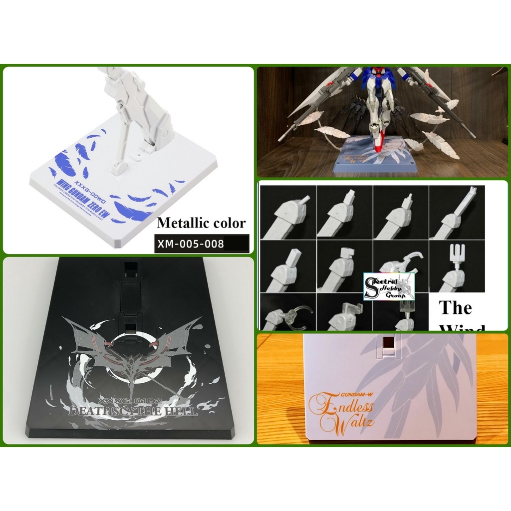 Giá đế đỡ Action Base MB gundam Wing Deathscythe Altron Nataku Sandrock series The Wind MG HG RG SD