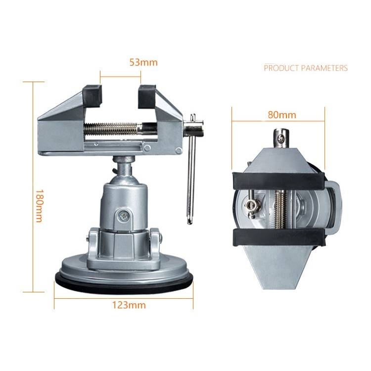 Dụng cụ Eto kẹp dính hút bàn - kẹp khoan - part mô hình table vise drill bracket multi-function