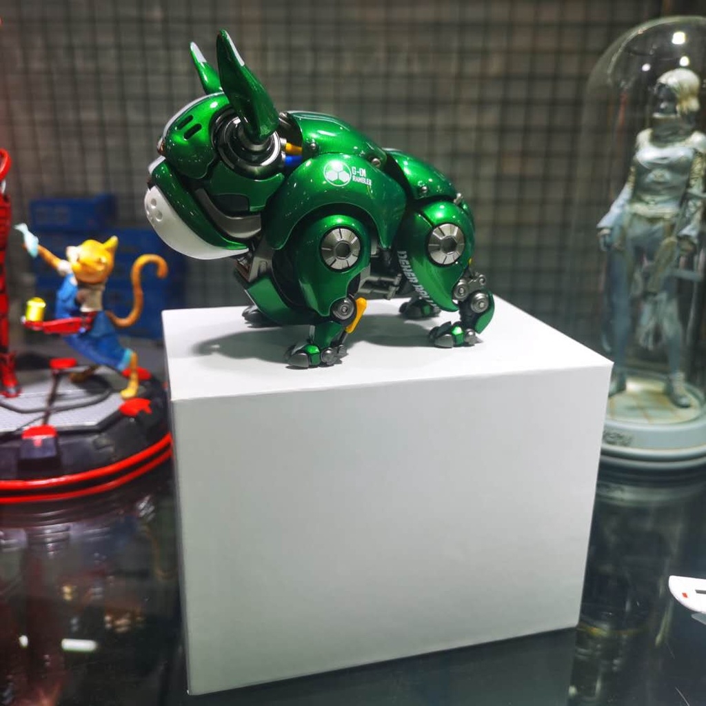 Mô hình Figure HWJ RAMBLER chú chó Bull dog Steampunk Mechanic Beast