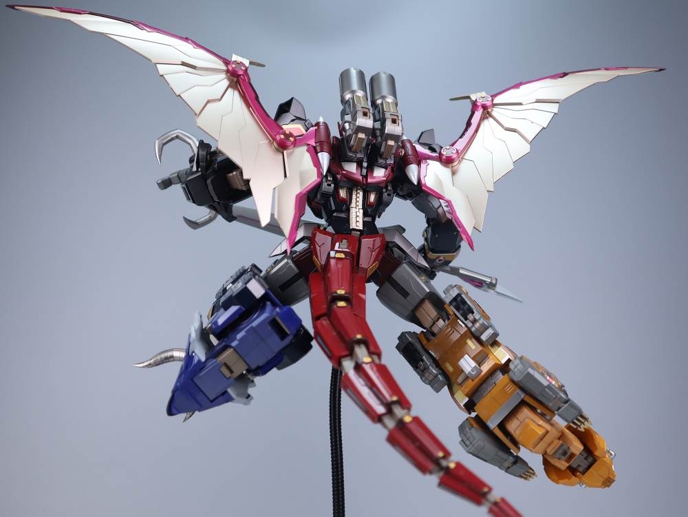 Mô hình G-01 Mighty Morphin Power Rangers Dino Megazord Daizyujin metal alloy model