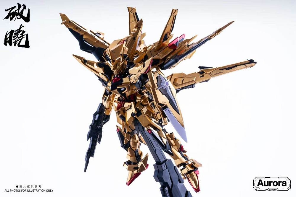 Mô hình lắp ráp MG 1/100 Oowashi Shiranui Akatsuki Gundam ORB-01 Metal frame Aurora model