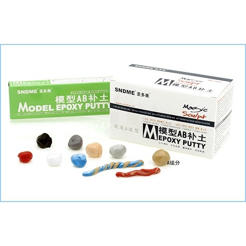 Dụng cụ chất tạo nặn độ mô hình Epoxy putty AB 80g 200g 500g