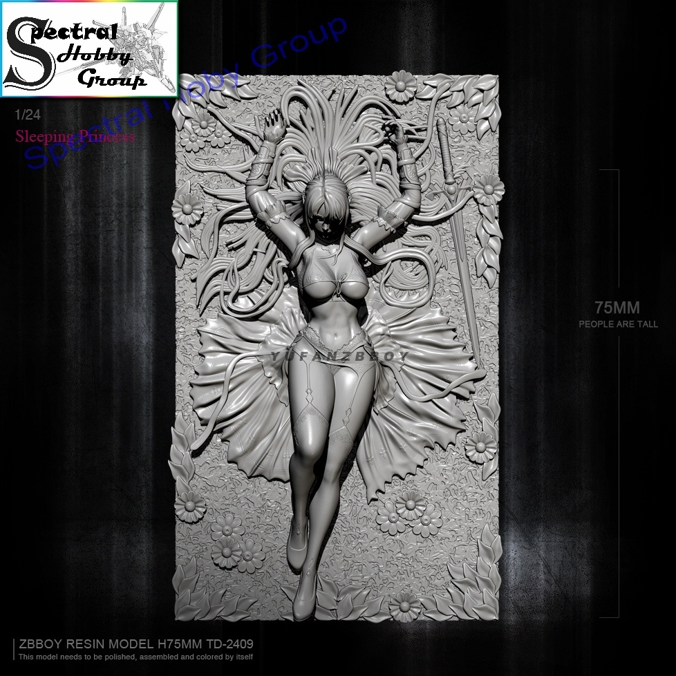 Mô hình nhựa Resin 75mm Princess Nightmare TD2409