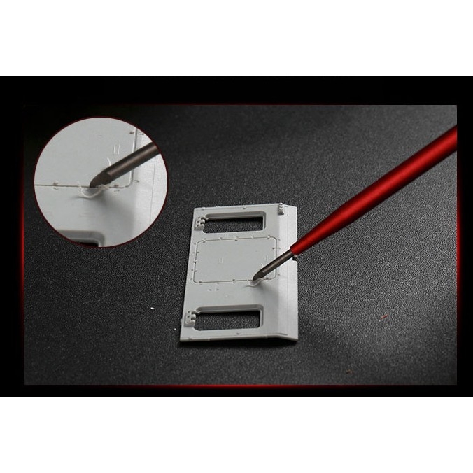 Dụng cụ Border tạo line detail chisel móc câu BD0042-45 0.1mm-0.5mm Metal Engraved Hook Knife