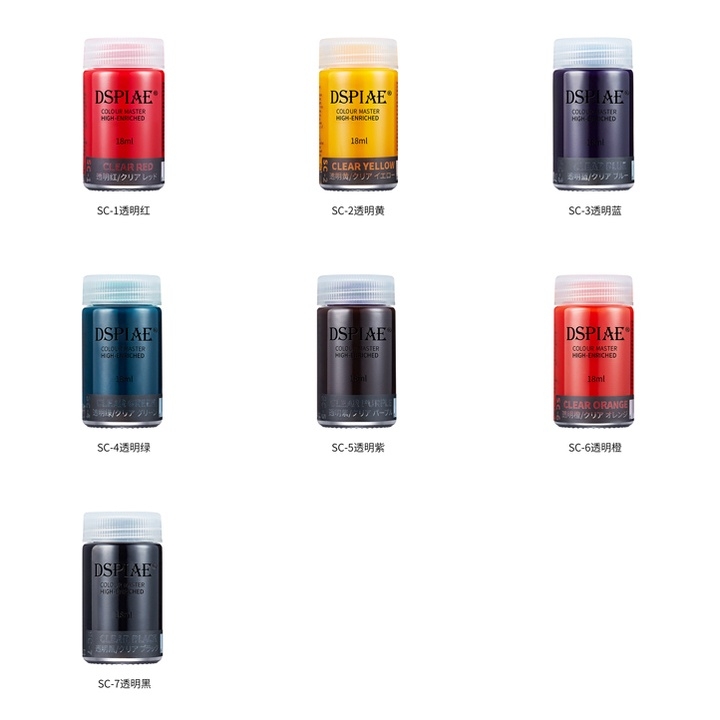 Sơn mô hình Super Clear Color Dspiae Paint Colour Master High Enriched SC series