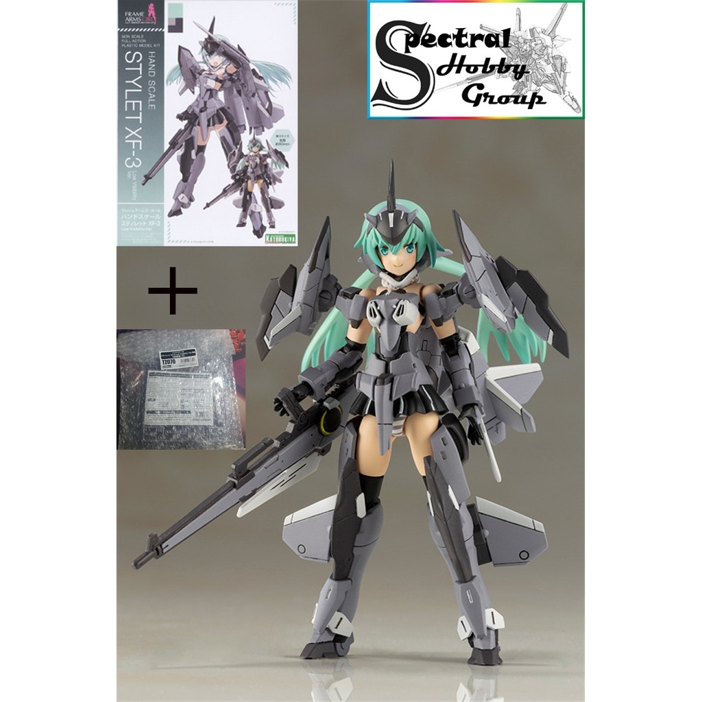Mô hình lắp ráp Frame Arms Girl Hand Scale Stylet XF-3 Low Visibility Kotobukiya FAG PA