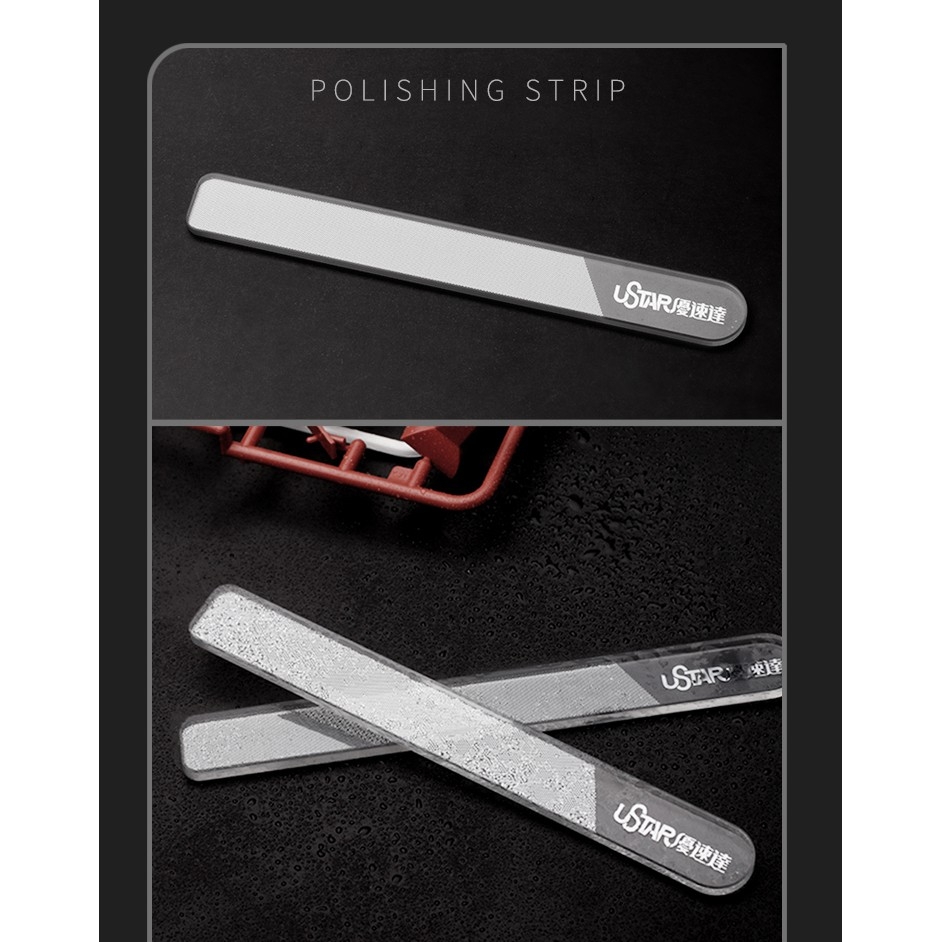 Dụng cụ USTAR STEDI dũa nhám siêu mịn Small Particle Ultra Fine Polishing File Glass Sanding UA90699 tool