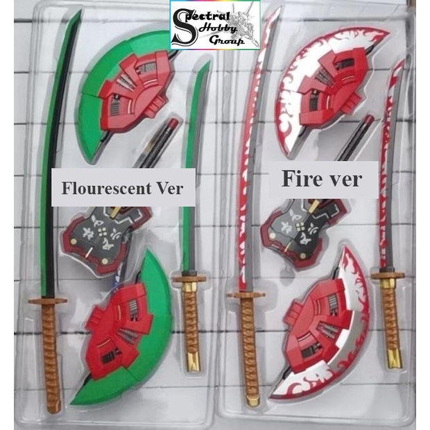 Phụ kiện Metal Build MB 1/72 bộ vũ khí Weapon cho Takeda shingen Date Masamune MCT-J02 MCT-J03 Vizen Moshow Toys