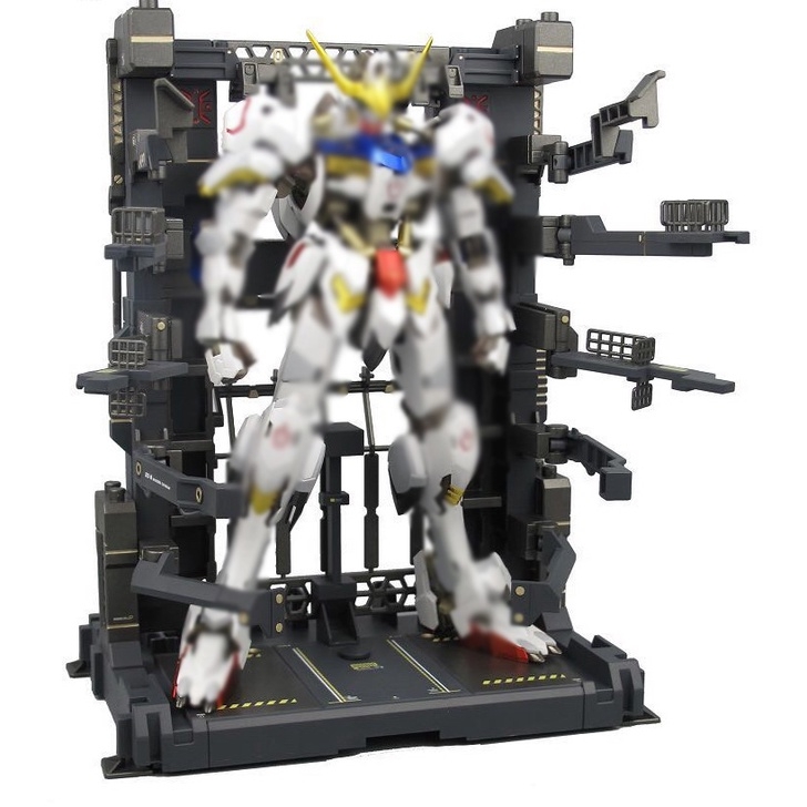 Phụ kiện đế giá đỡ mô hình action base Cage rack display Hangar cho MG 1/100