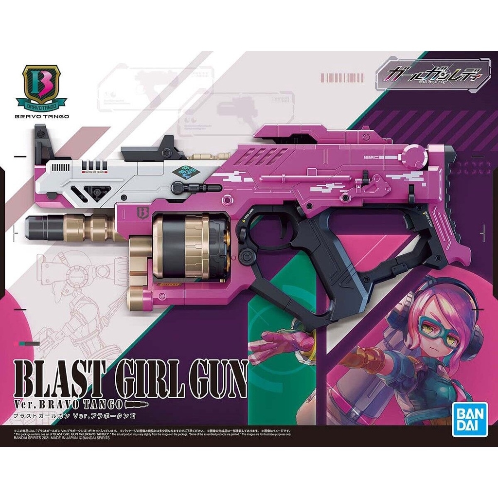 Mô hình lắp ráp Girl Gun Lady Bravo Tango Lady Commander Bianca - Attack girl gun - GGL Bandai