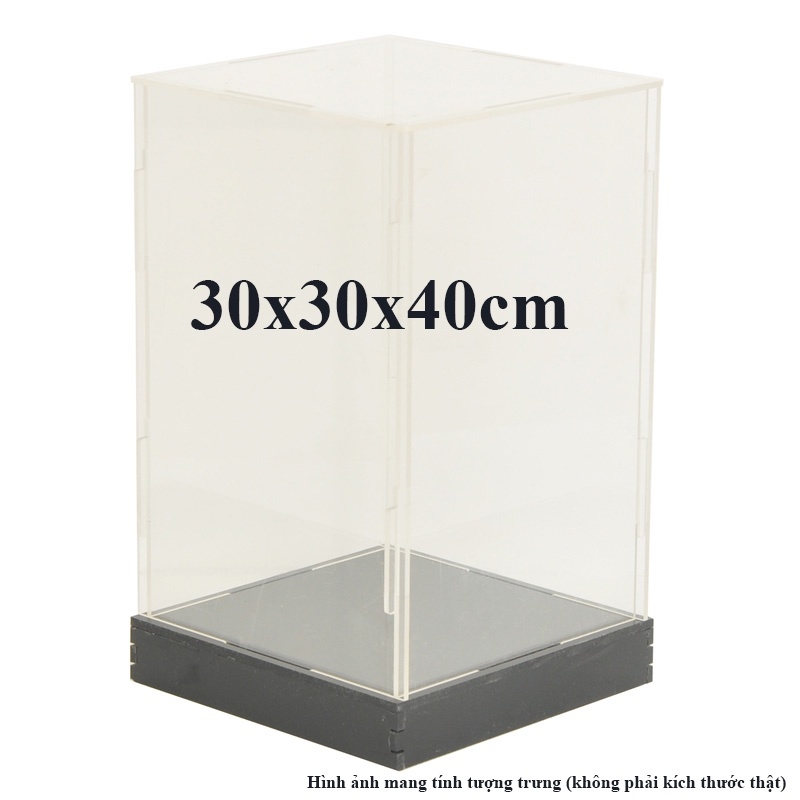 Hộp mica trưng bày các cỡ đựng mô hình Figure Gundam Lego hobby- Display box stand