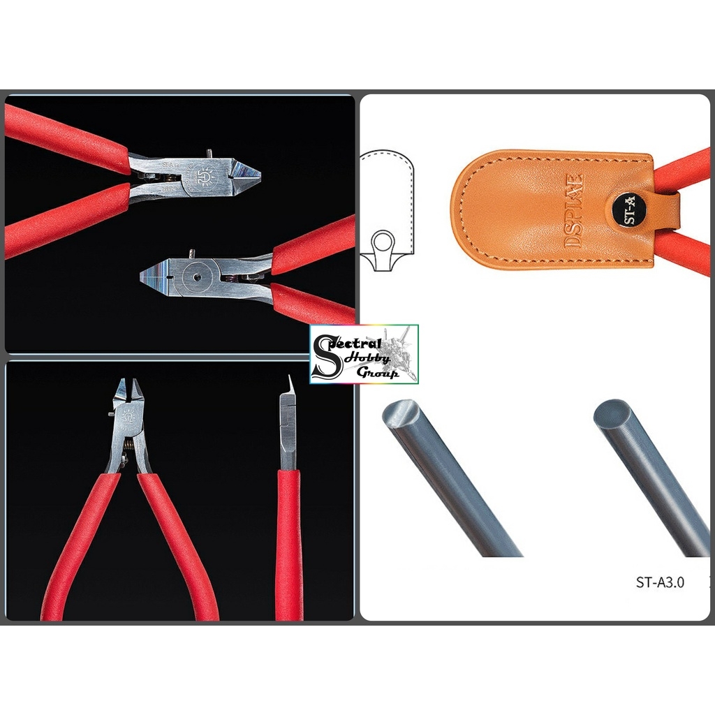 Kìm cắt mô hình DSPIAE ST-A ver 3.0 1 Lưỡi Ultimate ultra-thin single-blade cutting pliers (kèm dầu chống gỉ)