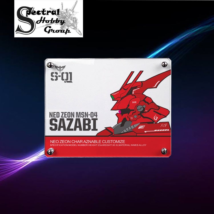 Phụ kiện giá đỡ đế base mica cho RG HG MG Sazabi gundam action base