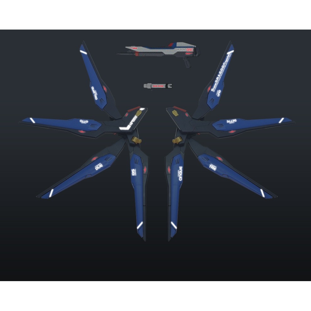 Decal nước dán mô hình HG Gundam Strike Freedom | Destiny | Heine spec2 Water sticker