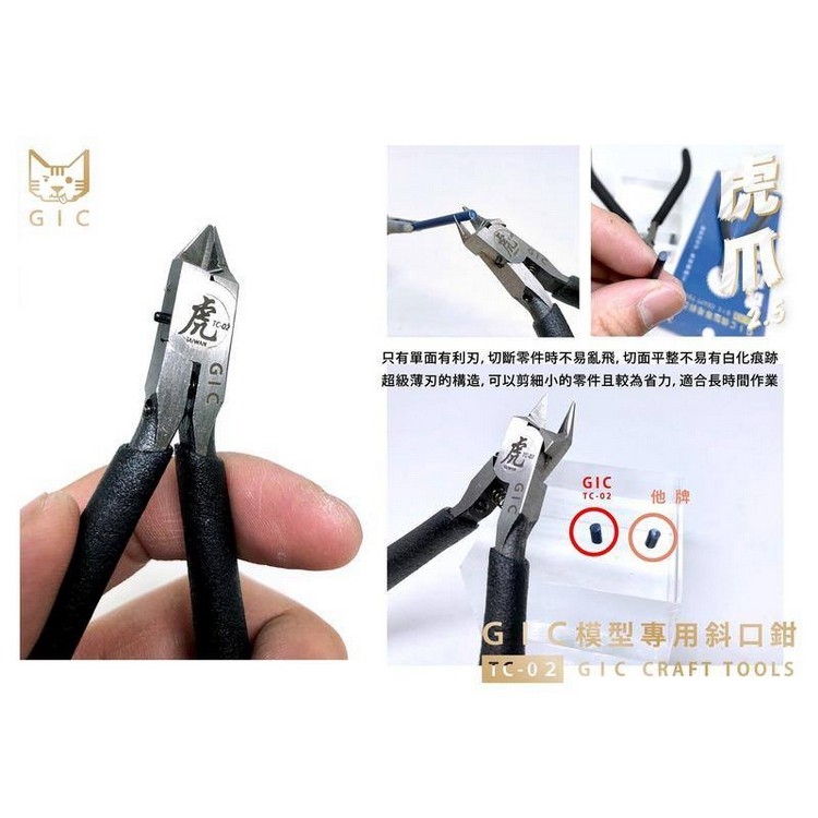 Dụng cụ GIC kìm cắt mô hình TC02 hobby TC-02 2.5 ver