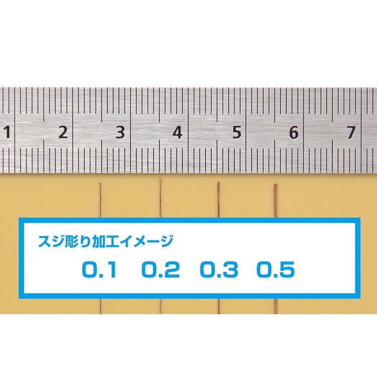 Dụng cụ mô hình Micro Chisel Set tạo kẻ line detail Wave Corporation HT556