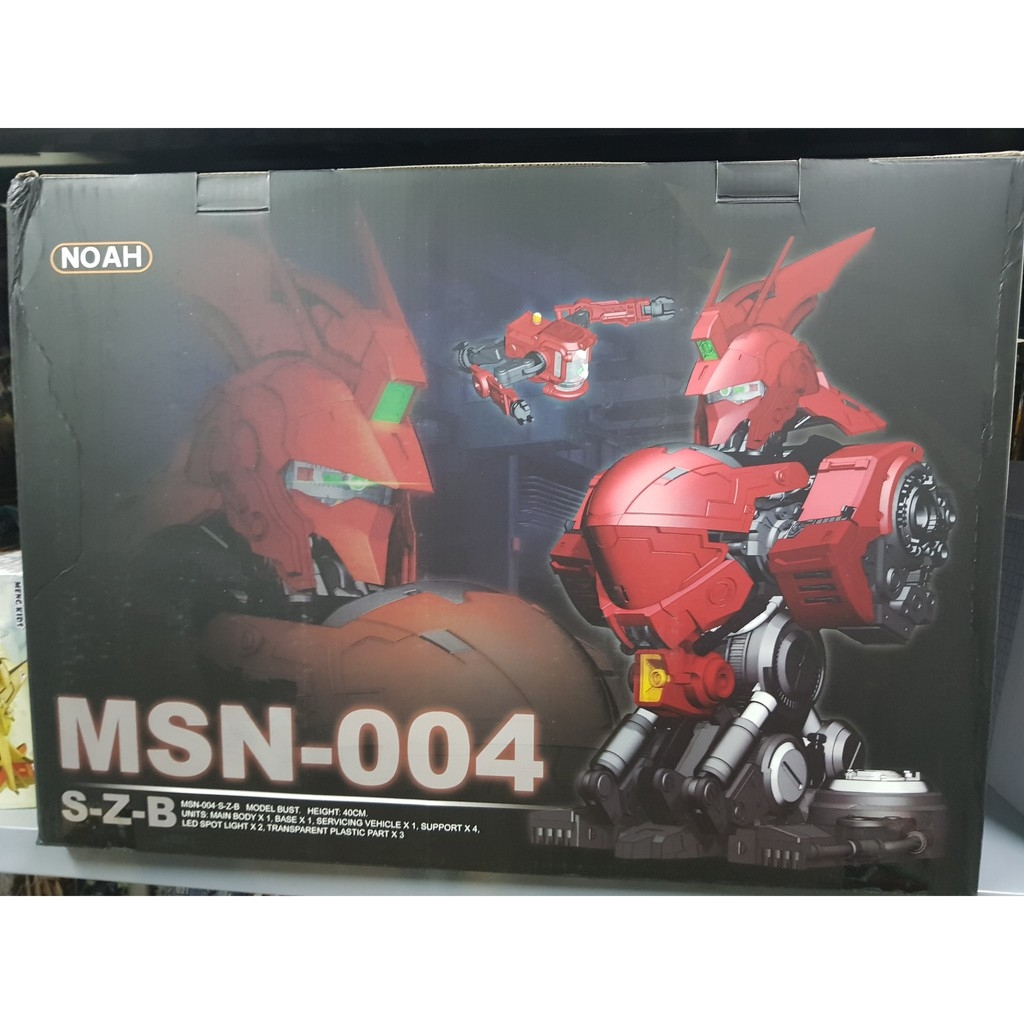 Mô hình lắp ráp 1/35 Head Bust Sazabi MSN 004 gundam NOAH