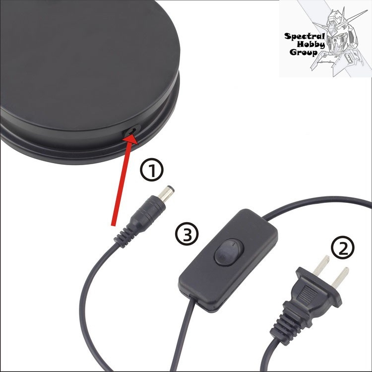 Đế xoay Base xoay Display stand rotating platform VT127 VT130 rotate Turntable chụp sản phẩm mô hình