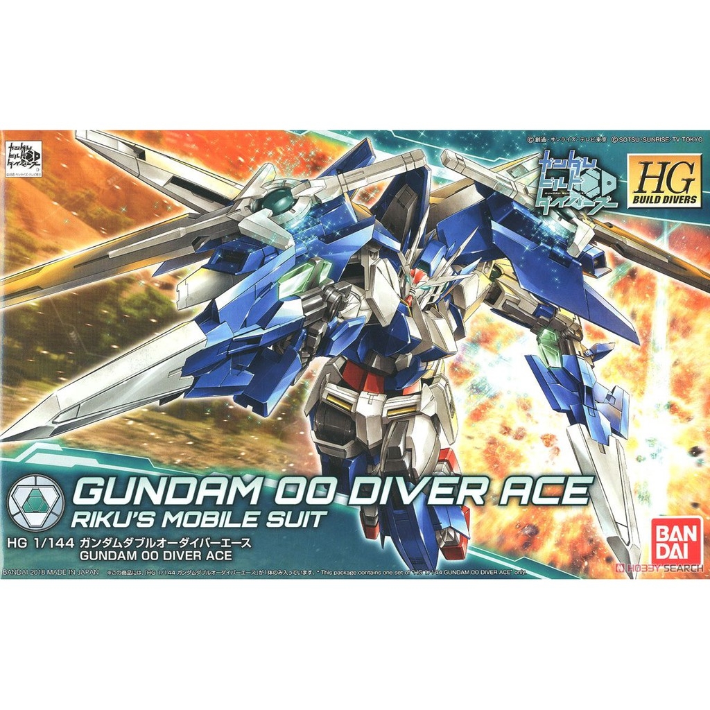 Mô hình lắp ráp HG 1/144 Gundam 00 Diver Ace - HGBD bandai
